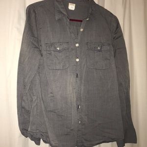 J. Crew Outlet Women’s M Perfect Shirt Chambray